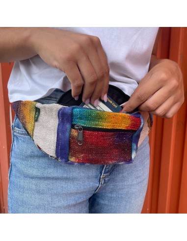Sac banane en chanvre tie?dye