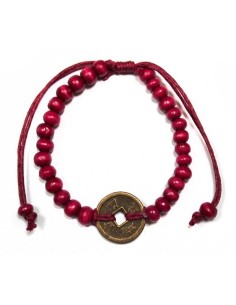 Bracelet Feng Shui rouge – Vitalité zen