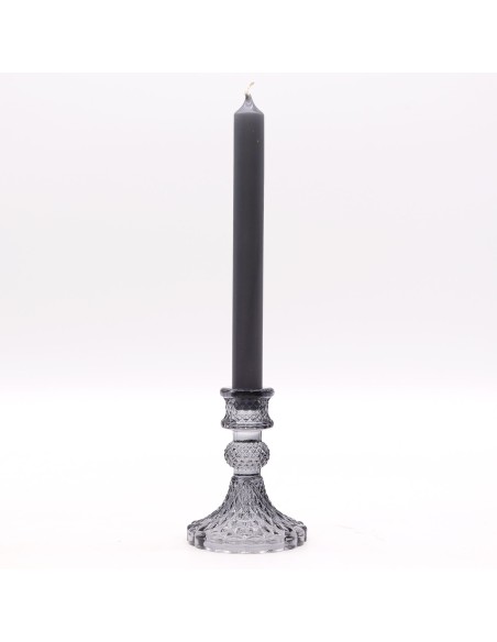 Photophore vintage pour dîner – Gris minuit