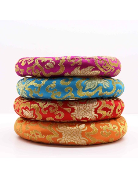 Grand coussin d’anneau pour bol tibétain
