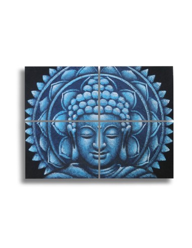 Brocarts muraux Bouddha bleu – Sérénité céleste
