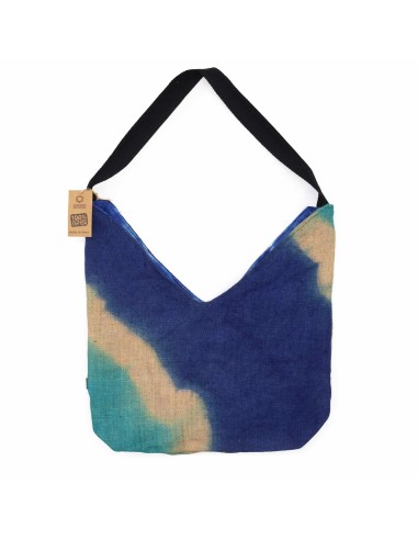 Sac porté épaule – Bleu denim