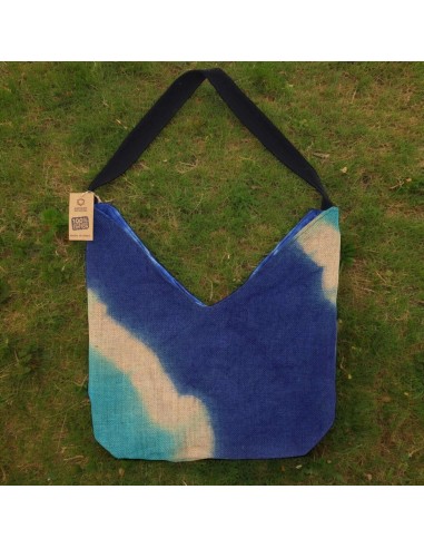 Sac porté épaule – Bleu denim