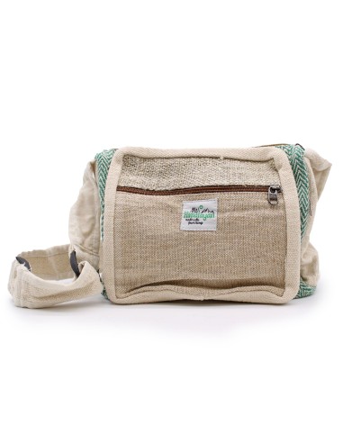 Sac messenger en chanvre & coton