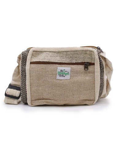 Sac messenger en chanvre & coton