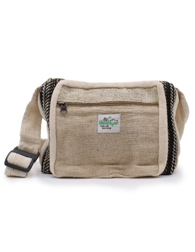 Sac messenger en chanvre & coton