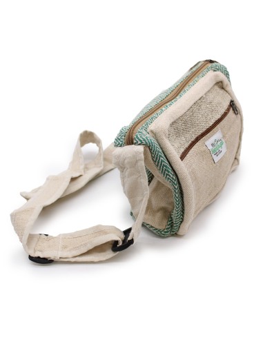 Sac messenger en chanvre & coton