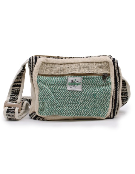 Sac messenger en chanvre & coton