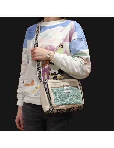 Sac messenger en chanvre & coton