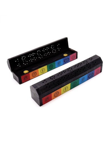 Coffret brûleur d’encens - 7 chakras