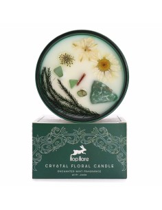 Bougie cristal Hop Hare – Fleur magique «Le Magicien»
