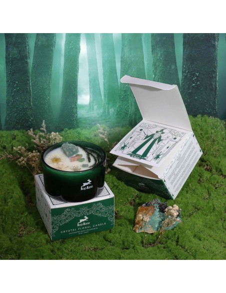 Bougie cristal Hop Hare – Fleur magique «Le Magicien»