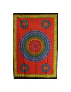 Tenture murale Cinq Fleurs de Vie – Harmonie universelle
