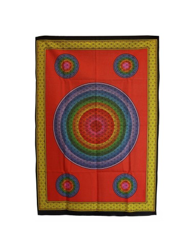 Tenture murale Cinq Fleurs de Vie – Harmonie universelle