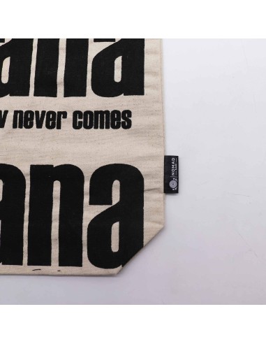 Sac cabas iconique – «?Mañana Mañana?» – Toile naturelle 10?oz