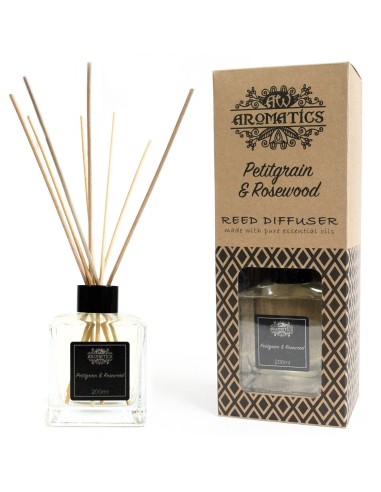 Diffuseur à bâtonnets – Petitgrain & bois de rose