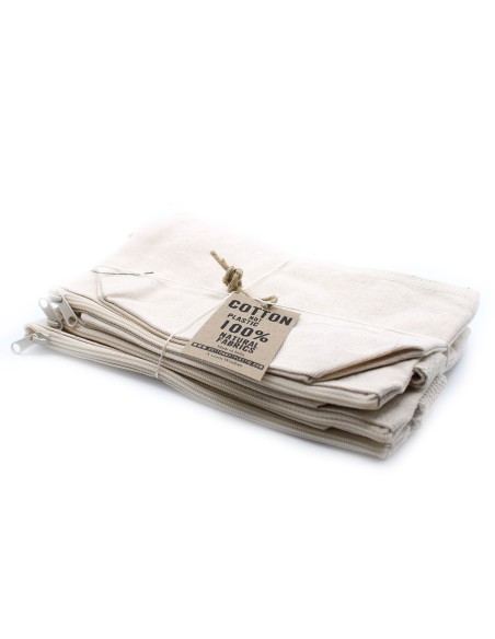 Trousse en coton naturel – Toile 10 oz