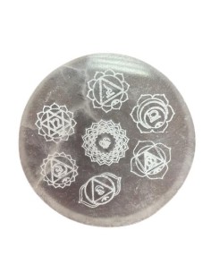Petite plaque de recharge chakra – Design sacré