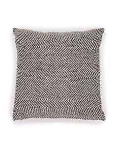 Housse de coussin graphique – Chevron gris zen