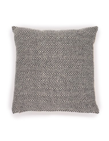 Housse de coussin graphique – Chevron gris zen