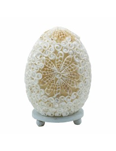 Lampe boho en coquillages – Concha oval zen