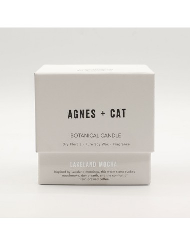 Agnes + Cat – Bougie botanique soja «Lakeland Mocha»