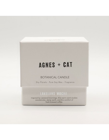 Agnes + Cat – Bougie botanique soja «Lakeland Mocha»