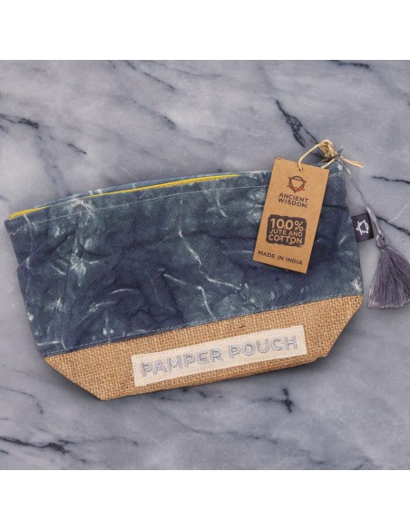 Trousse de toilette stonewashed – Charbon