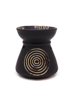 Brûle-parfum naturel grand format – Brun zen