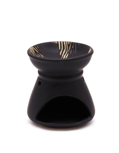 Brûle-parfum naturel grand format – Brun zen