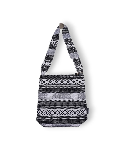 Sac tote jacquard naturel – Caravane urbaine