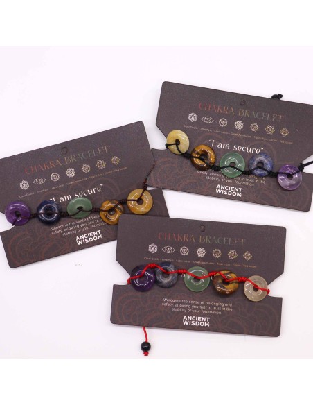 Bracelet chakras cercle large – Équilibre énergétique