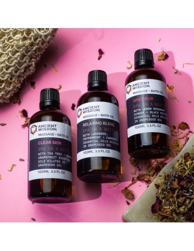 Huile de massage peau nette – Pureté zen