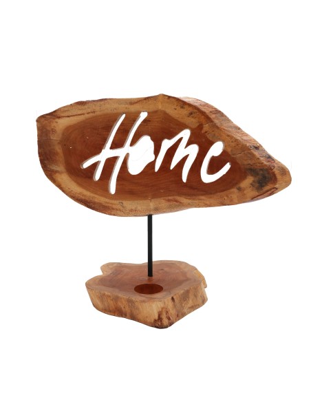 Photophore décoratif avec inscription «Maison»