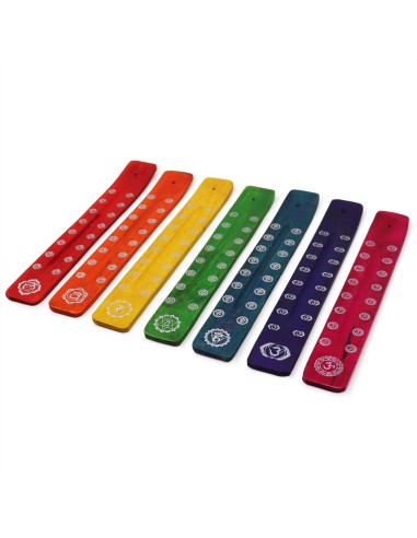 Brûleur d’encens - Chakras (couleurs assorties)