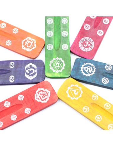 Brûleur d’encens - Chakras (couleurs assorties)