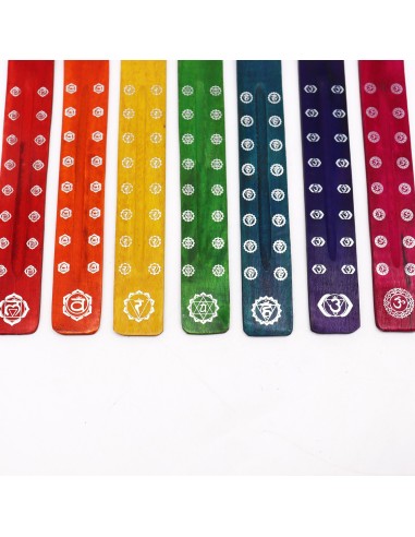 Brûleur d’encens - Chakras (couleurs assorties)