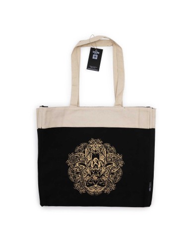 Sac tote extra?grand stonewashed – Main de Fatima «?Liberté?»