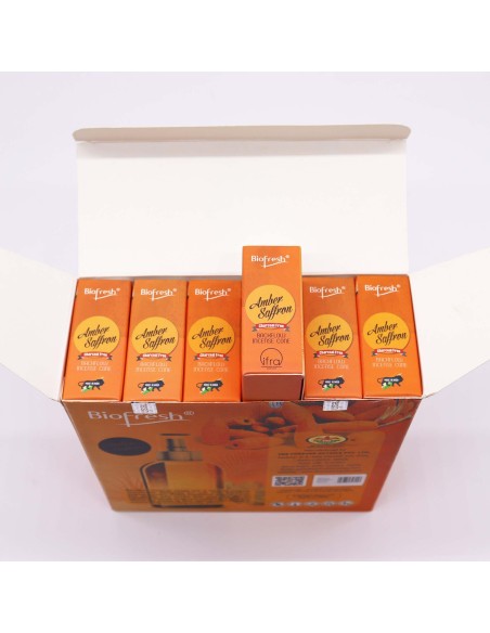 Cônes Biofresh Backflow (40 cônes) - Safran Ambre