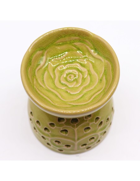 Brûle-parfum Arbre de Vie – Vert lime zen