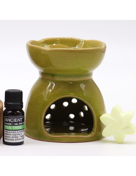 Brûle-parfum Arbre de Vie – Vert lime zen