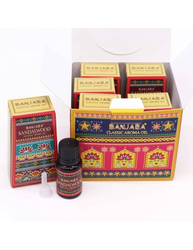 Huile de parfum d’Inde Banjara – Santal