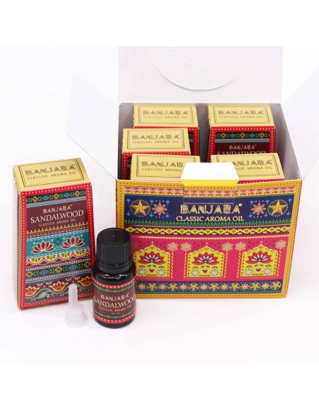Huile de parfum d’Inde Banjara – Santal