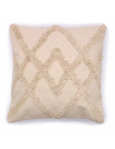 Housse de coussin unie crème – Douceur zen
