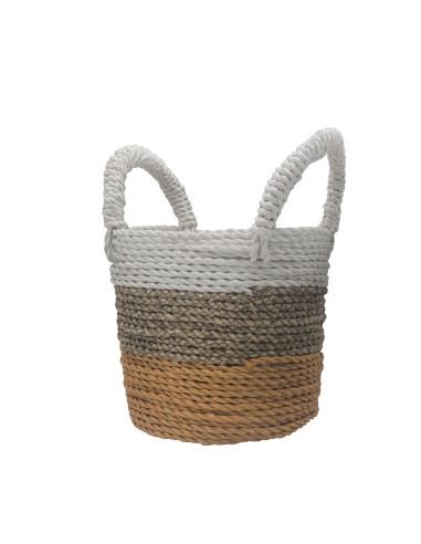 Paniers tressés en algues marines – Trio naturel