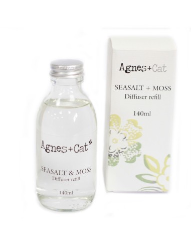 Recharge de diffuseur à bâtonnets – Sel marin & mousse
