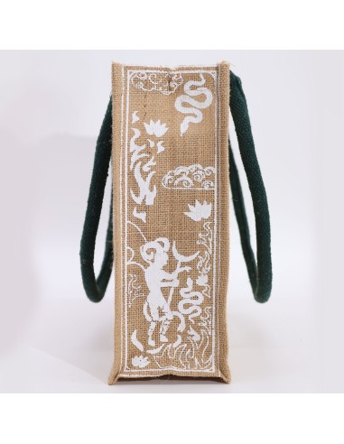 Grand sac en jute Hop Hare – «?Je suis rare?»