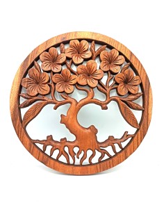 Panneau mural Arbre de Vie en bois – Énergie vitale