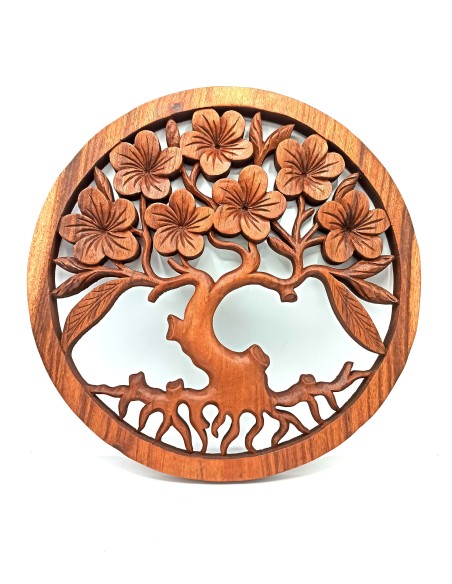Panneau mural Arbre de Vie en bois – Énergie vitale