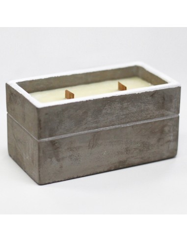 Bougie en pot de béton – Spiced South Sea Lime